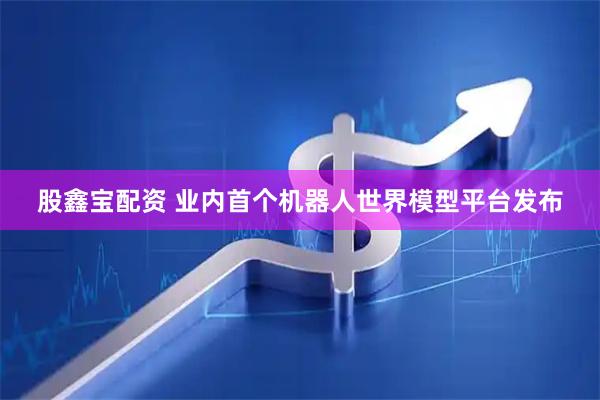 股鑫宝配资 业内首个机器人世界模型平台发布